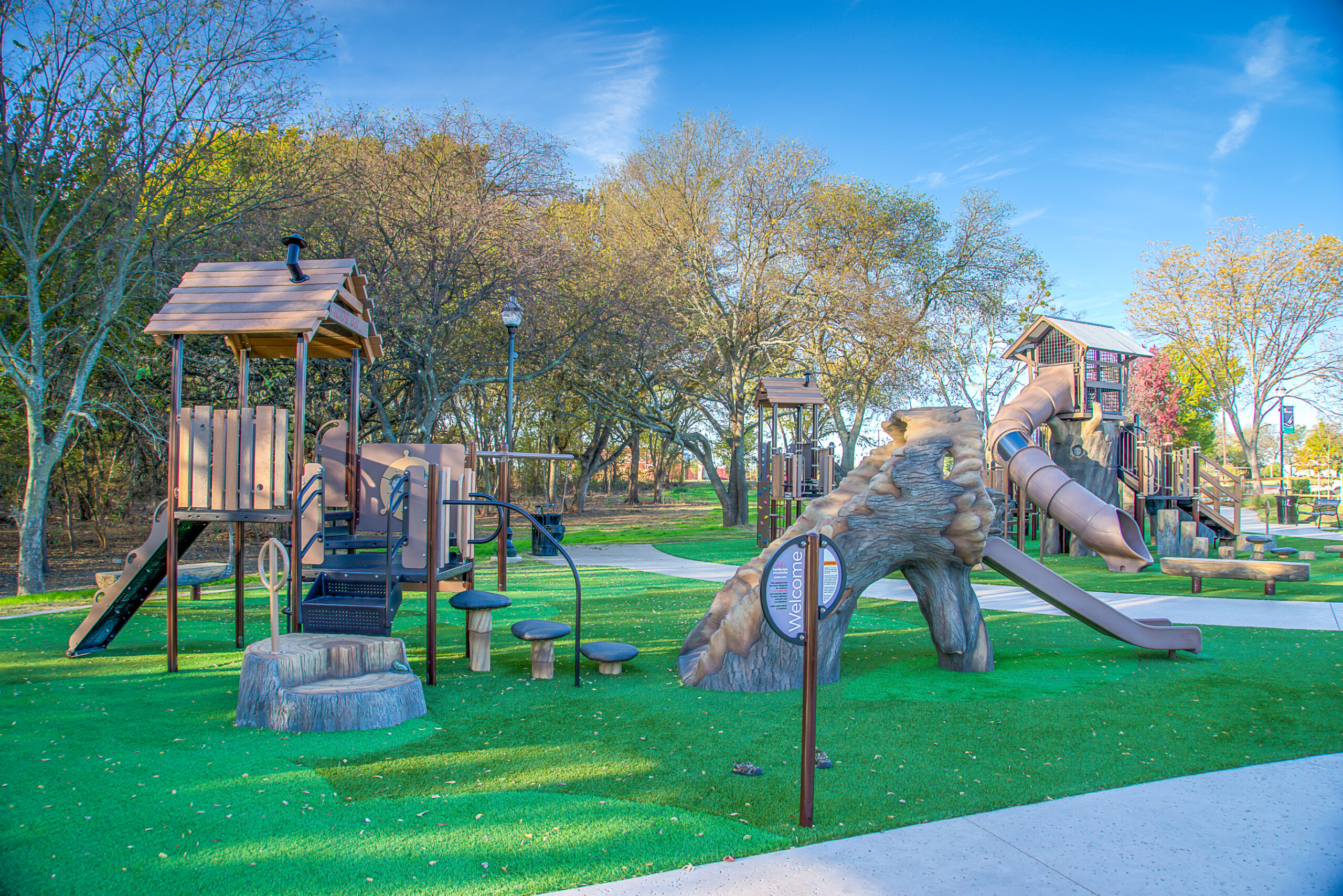 wooden playground